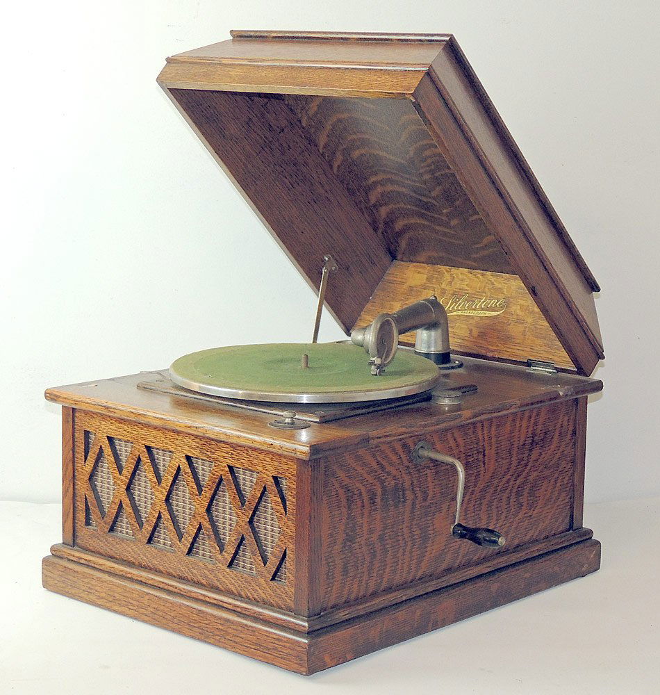 Silvertone Table-top Phonograph (1 of 1)