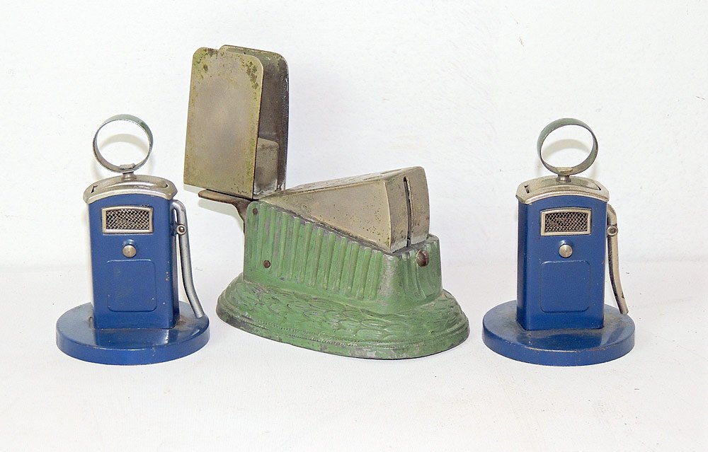 Cigar Cutter and Two Gas Pump Lighters (1 of 3)