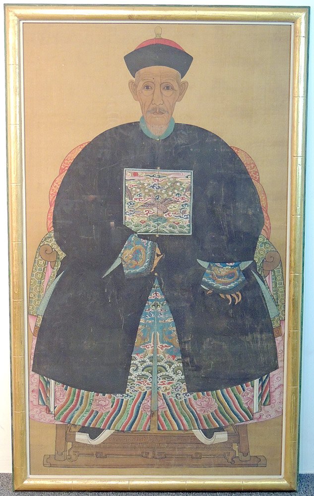 Chinese Ancestral Portrait Painting (1 of 2)