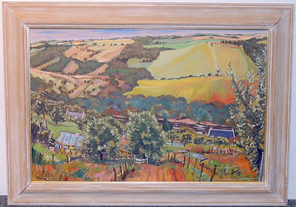 Jeff McDonald Acrylic on Board: Landscape (1 of 4)