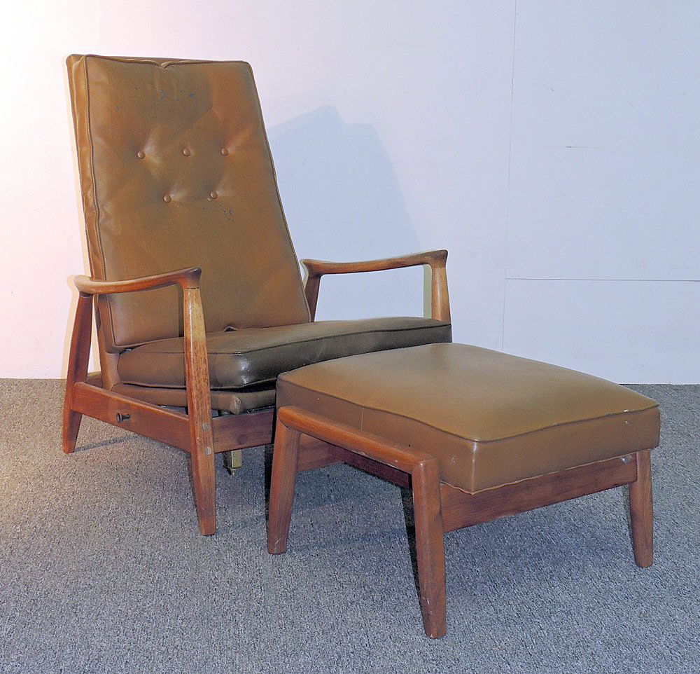 Milo Baughman Lounge Chair and Ottoman (1 of 2)