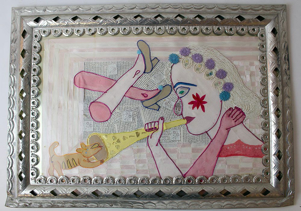 Rodolfo Morales Mixed-Media Collage (1 of 2)