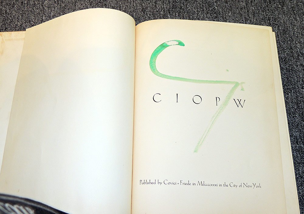E.E. Cummings First-edition Book: CIOPW (1 of 4)