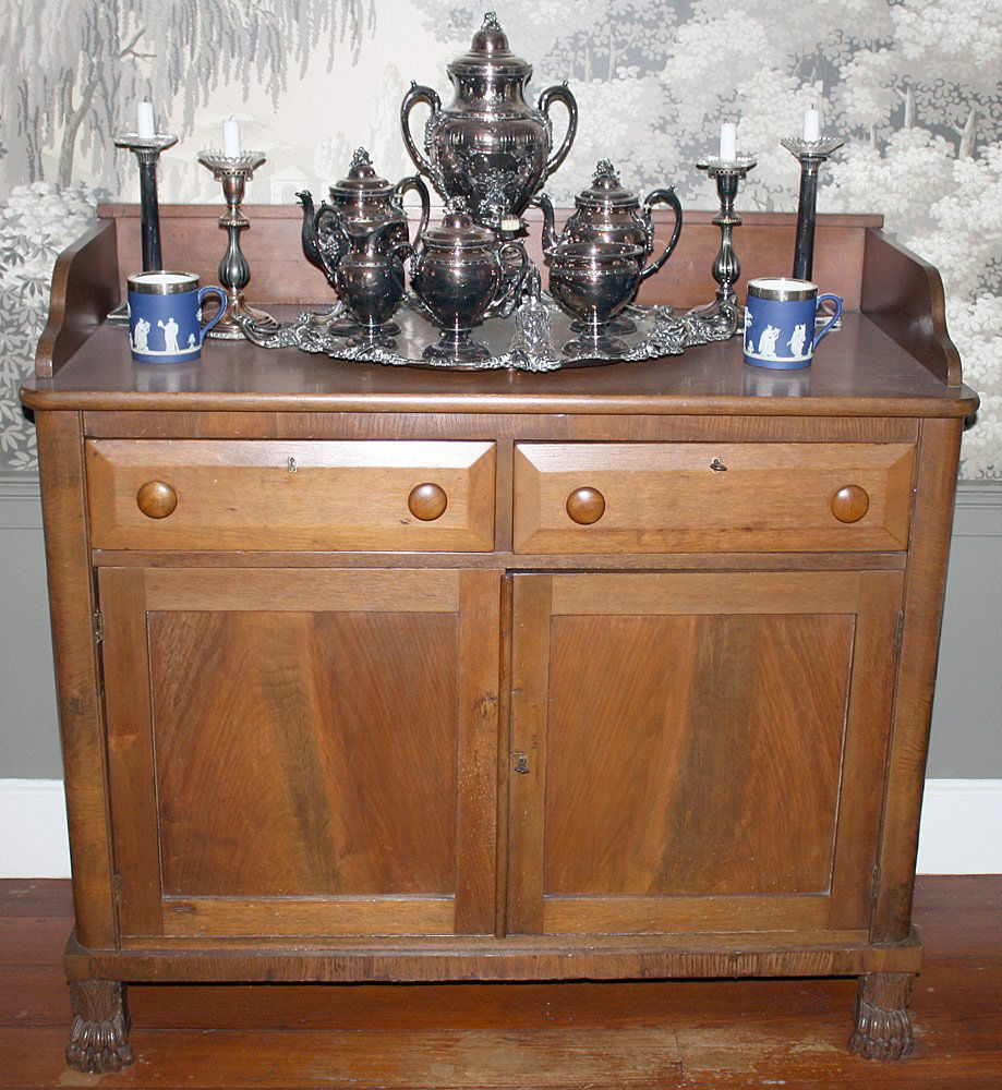 American Empire Walnut Server (1 of 3)