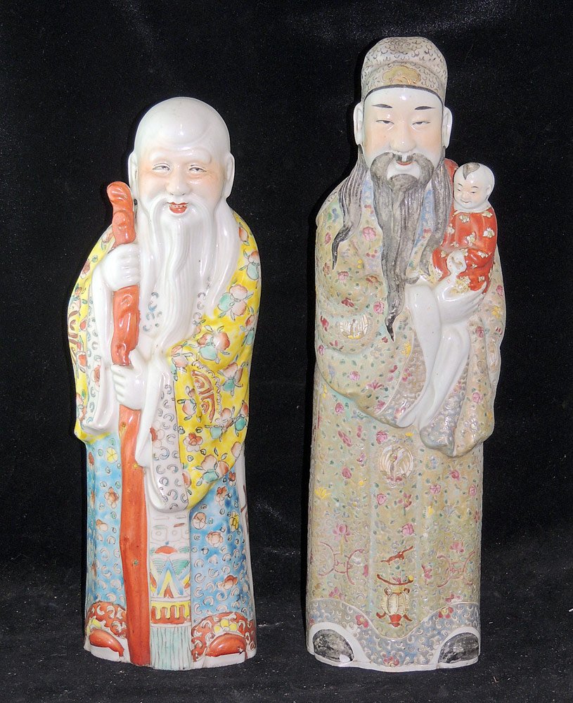 Two Chinese Porcelain Figures (1 of 3)