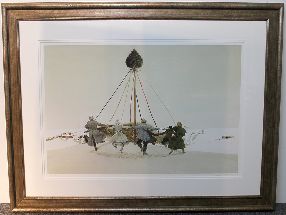 Andrew Wyeth Print, Snow Hill