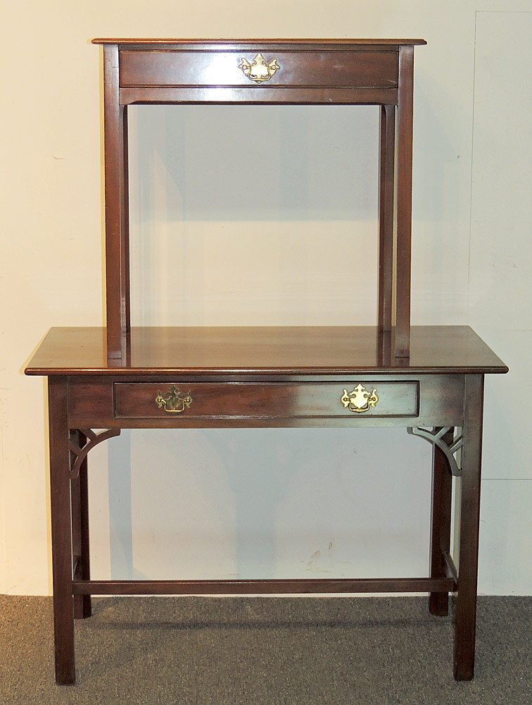Two Kittinger Wmsbg. Adapt. Mahogany Tables (1 of 2)
