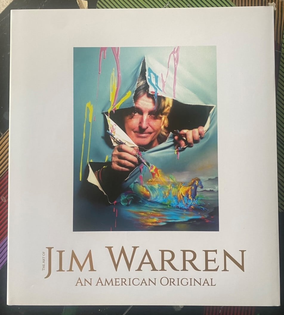 Jim Warren an American Original Hand Signed Book Personalized by the Artist! (1 of 2)