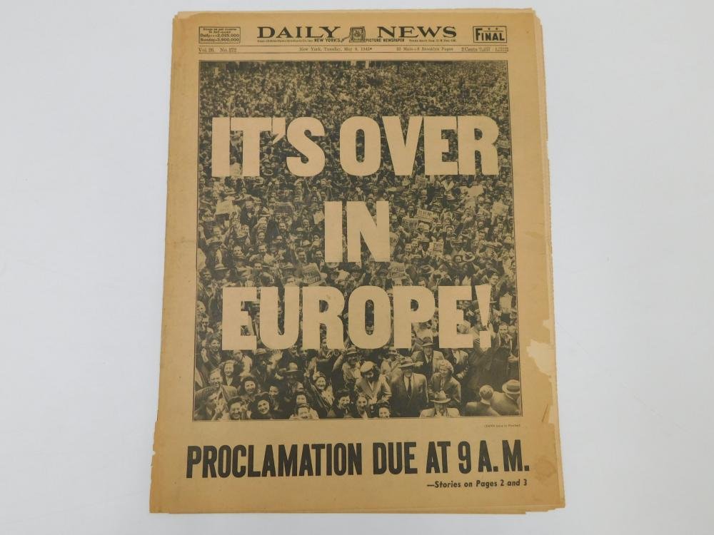 Lot of 3 WWII Victory Newspapers (1 of 4)