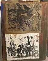 YOUNG, Purvis (American, 1943-2010). Untitled. (1 of 6)