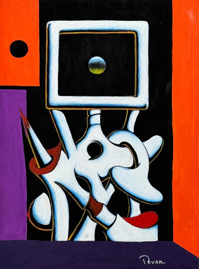 Ivan Tovar (Drawing on Paper Painting) Style of (1 of 4)