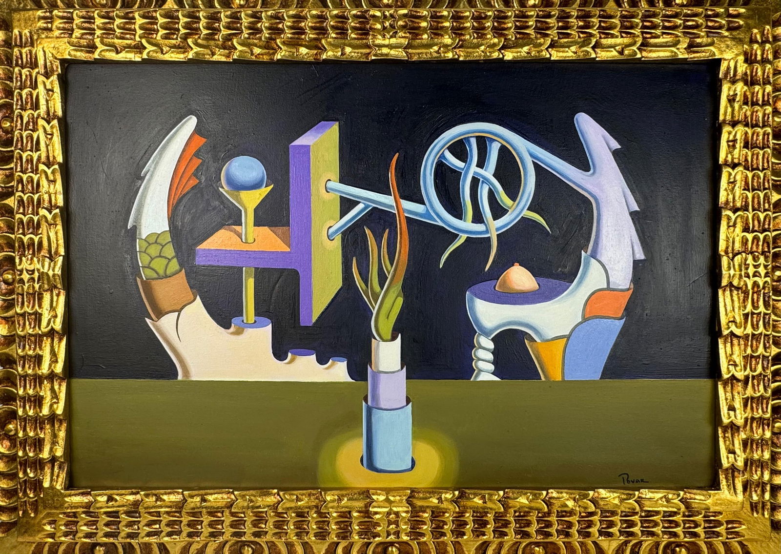 Ivan Tovar (Oil on canvas painting) Style of (1 of 4)