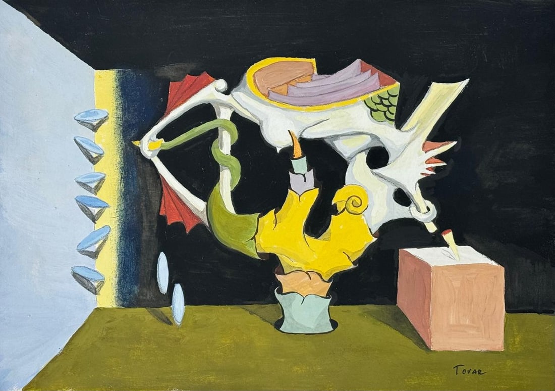 Ivan Tovar (Drawing on Paper Painting) Style of (1 of 4)