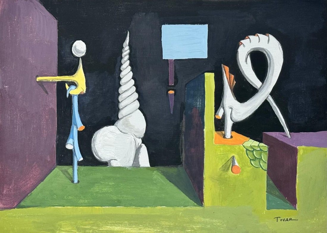 Ivan Tovar (Drawing on Paper Painting) Style of (1 of 4)