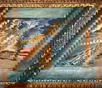 Salvador Dali Spanish (Oil on canvas painting) Style of (1 of 4)