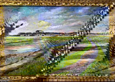 Vincent Van Gogh (Oil on canvas painting) Style of (1 of 4)