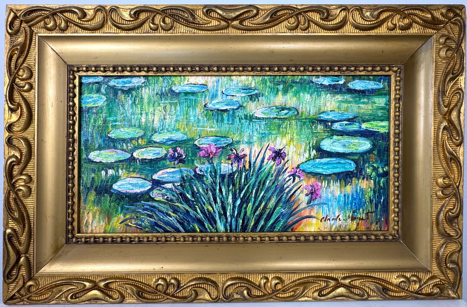 Claude Monet French (Oil on canvas painting) Style of (1 of 4)