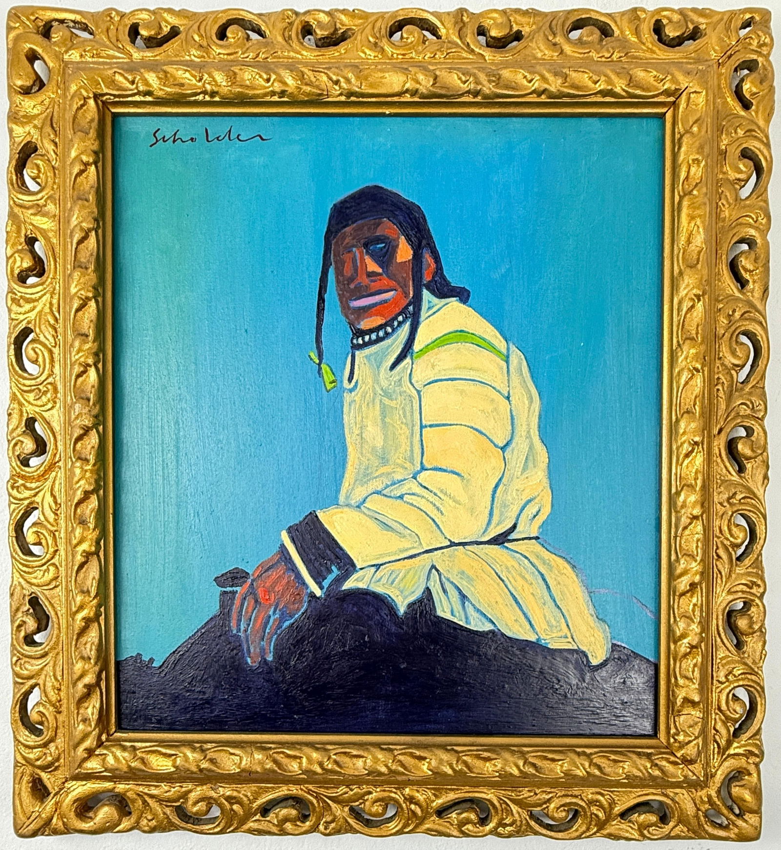 Fritz Scholder (Oil on canvas painting) Style of (1 of 4)