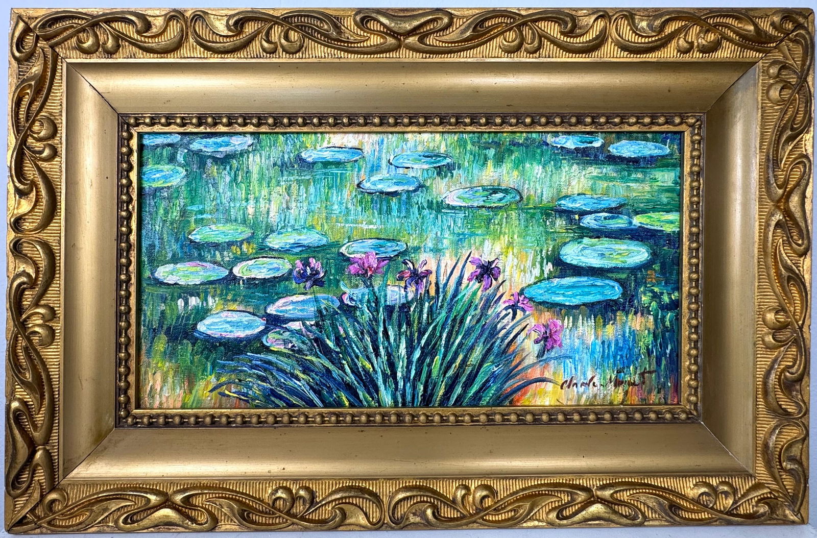 Claude Monet French (Oil on canvas painting) Style of (1 of 4)