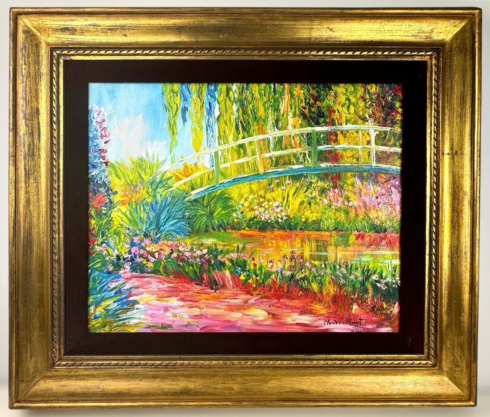 Claude Monet French (Oil on canvas painting) Style of (1 of 4)