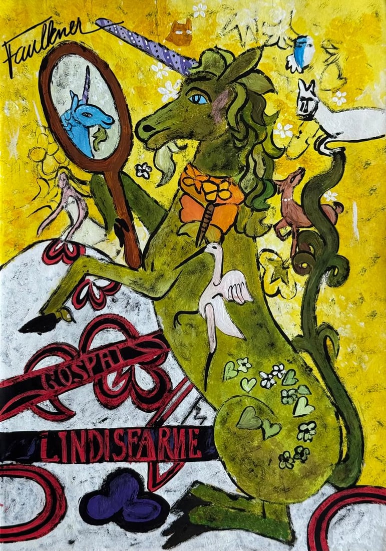 Henry Faulkner (Drawing on Paper Painting) Style of (1 of 4)