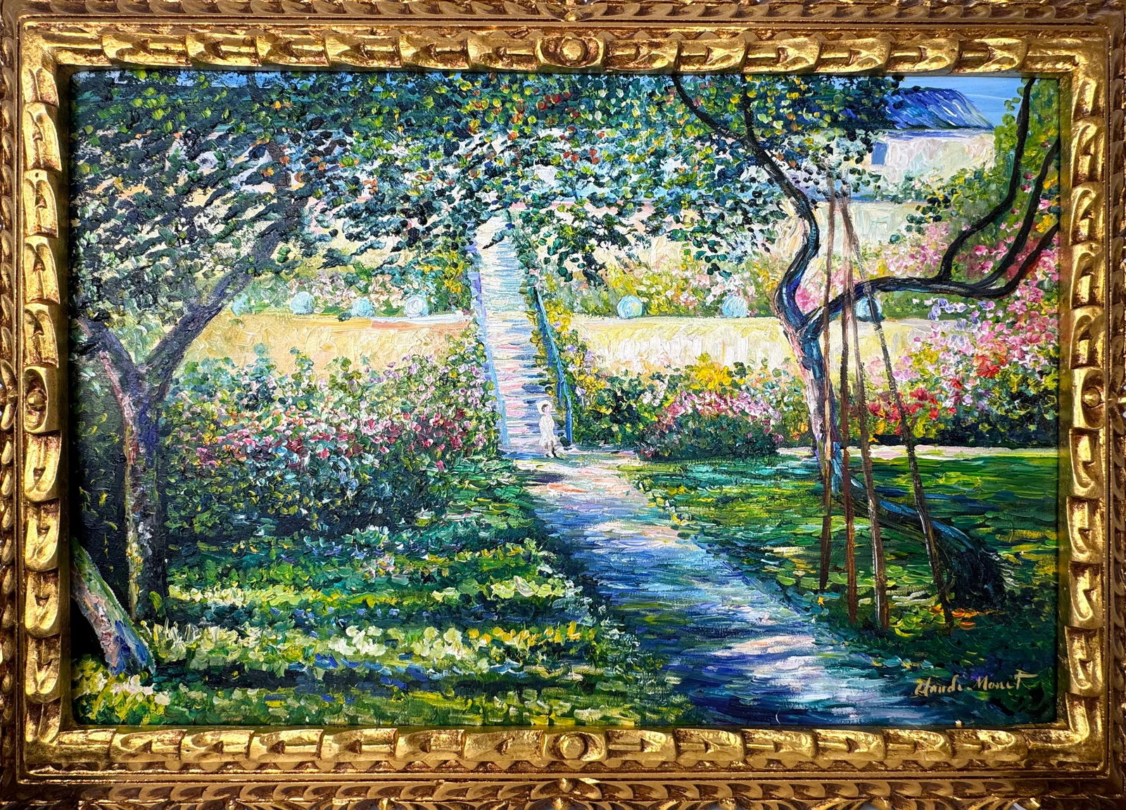 Claude Monet French (Oil on canvas painting) Style of (1 of 4)