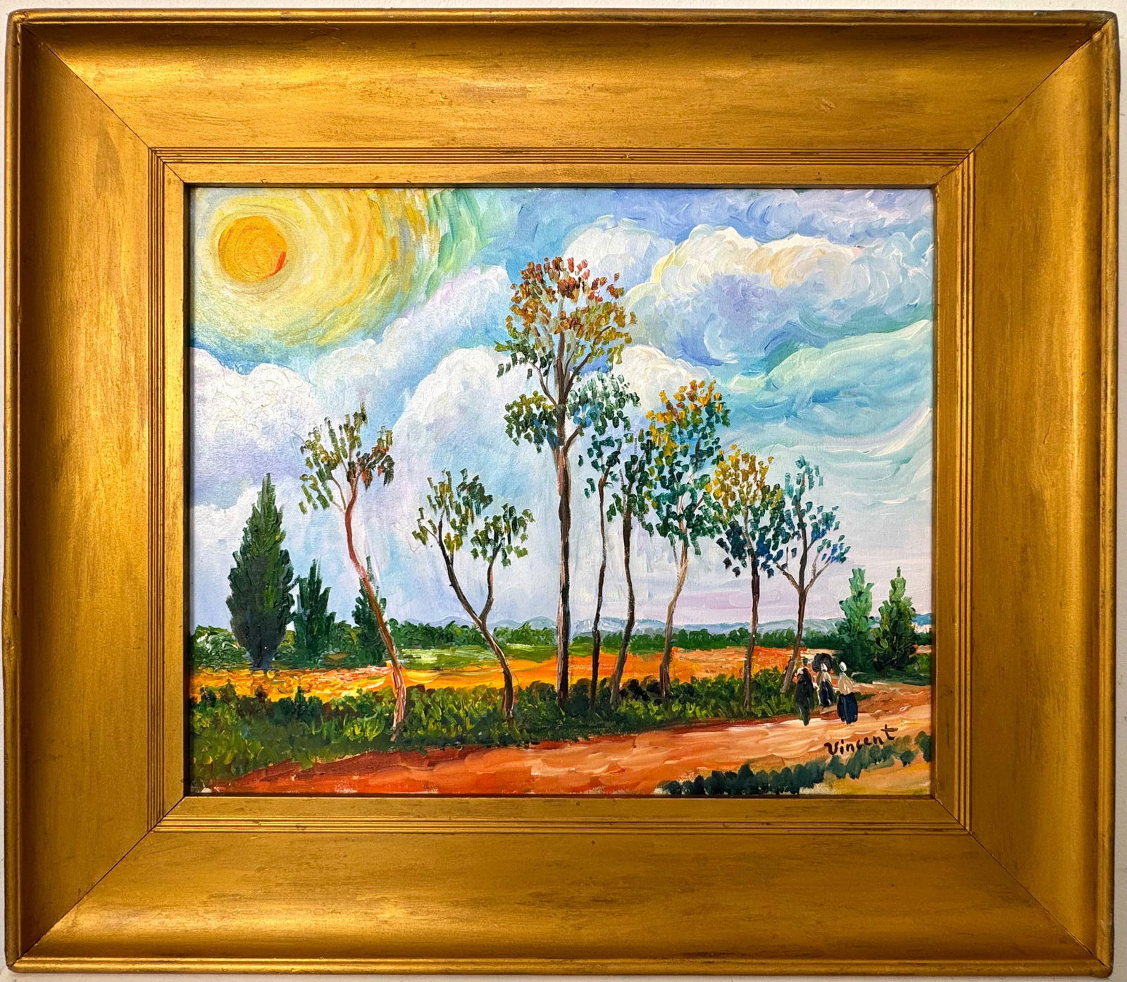 Vincent Van Gogh (Oil on canvas painting) Style of (1 of 5)