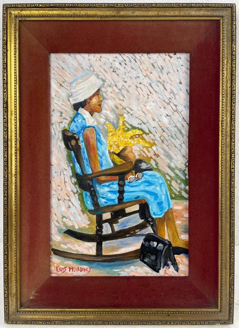 Lois Mailou Jones (Oil on canvas painting) Style of (1 of 4)