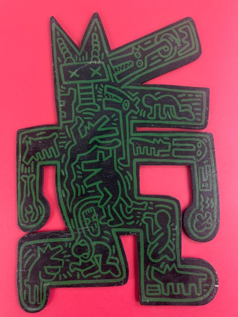 Keith Haring (Acrylic on wood) Style of (1 of 3)