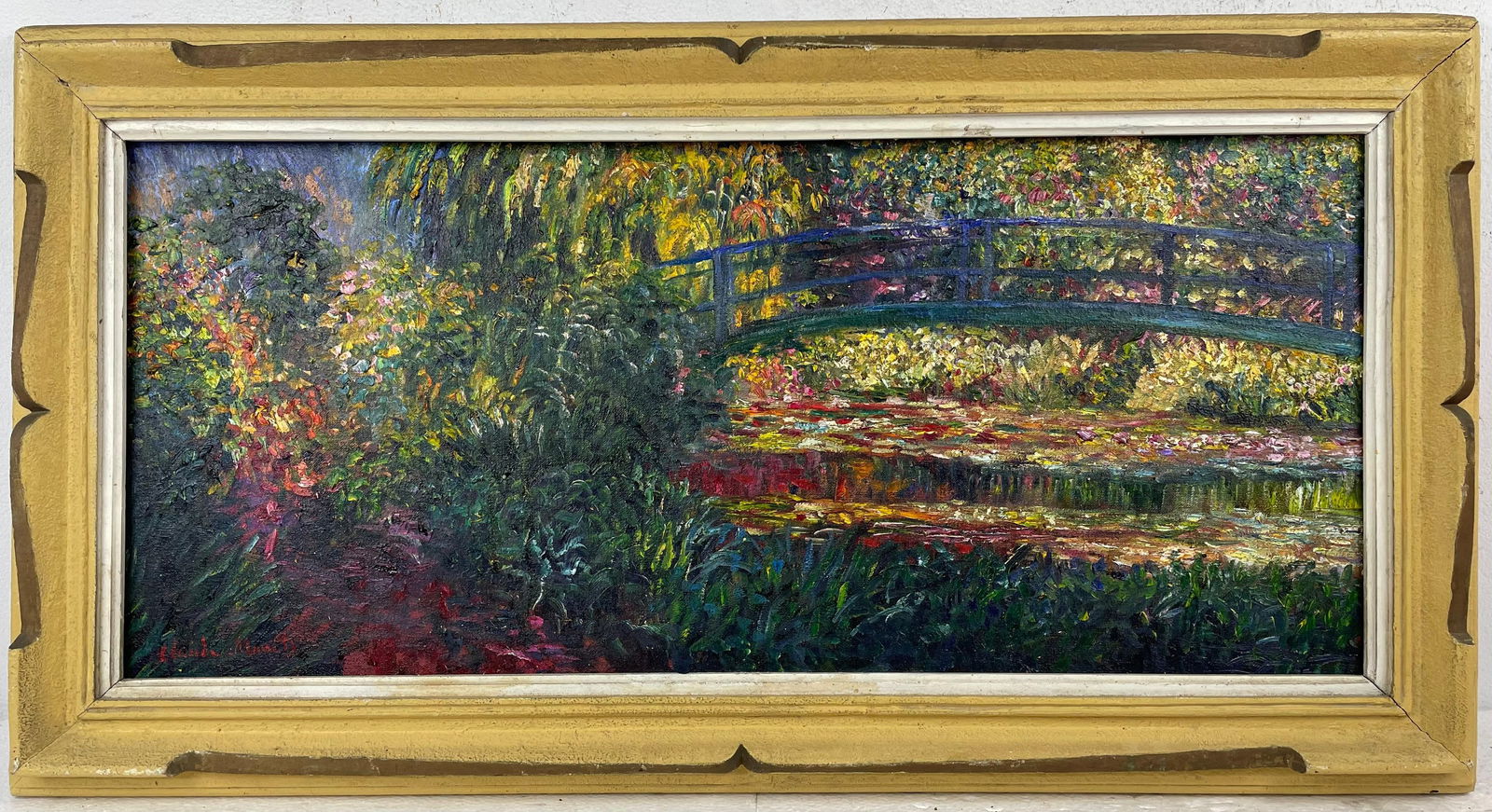 Claude Monet French (Oil on canvas painting) Style of (1 of 4)