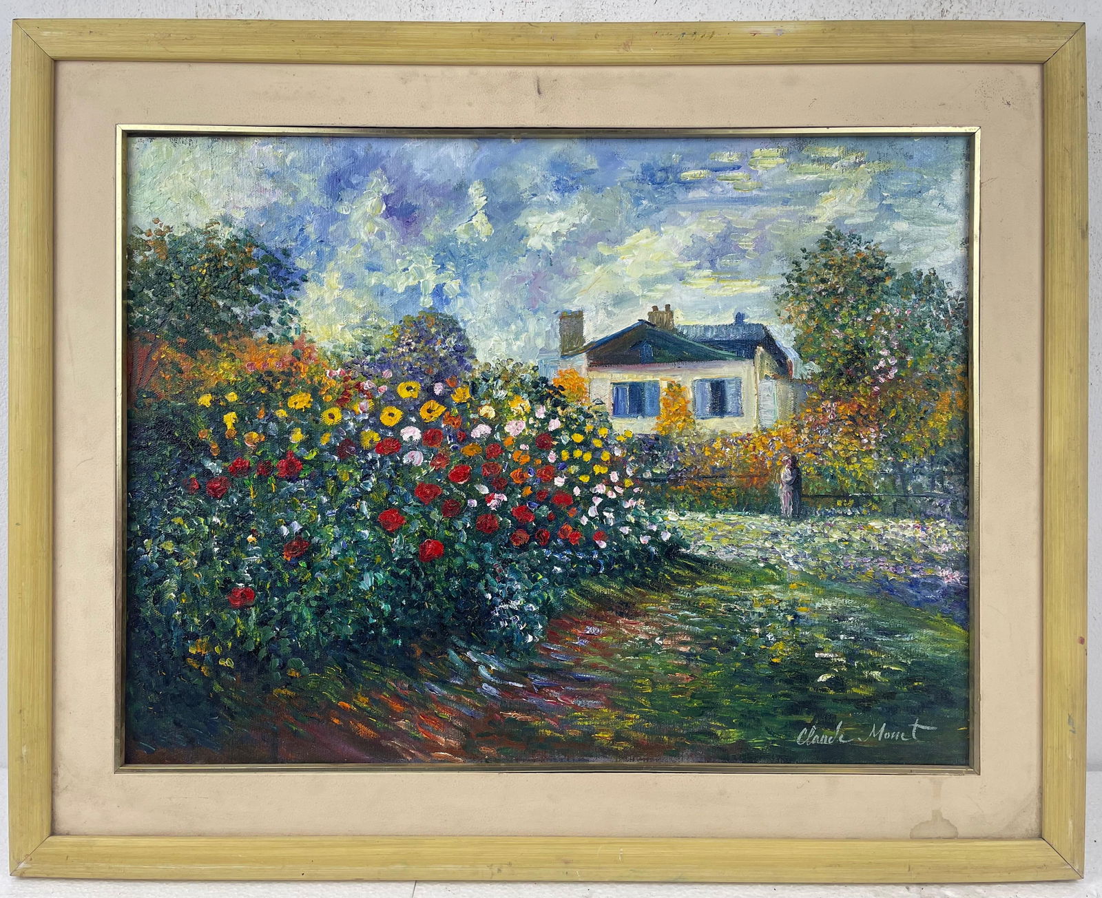 Claude Monet French (Oil on canvas painting) Style of (1 of 4)