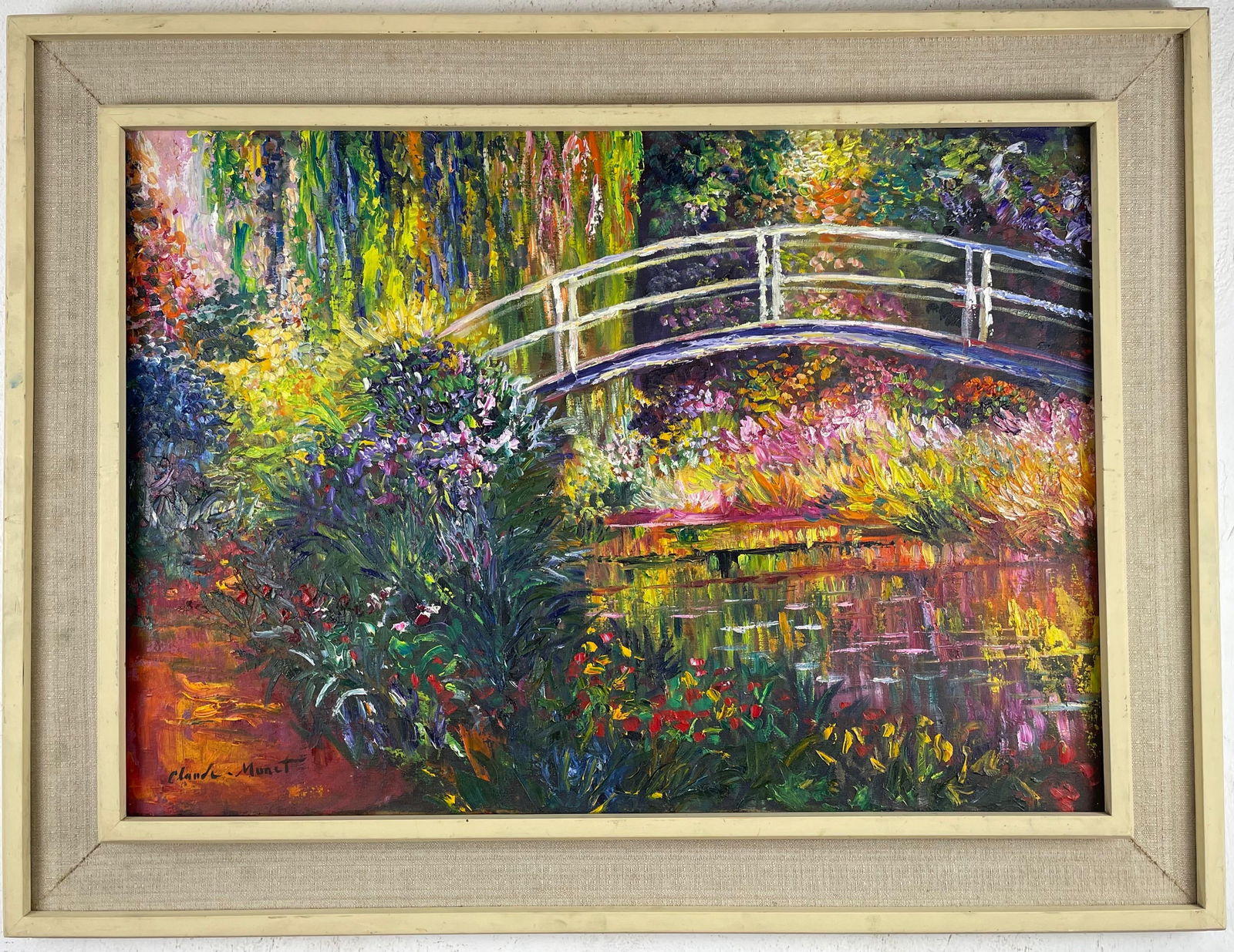 Claude Monet French (Oil on canvas painting) Style of (1 of 4)