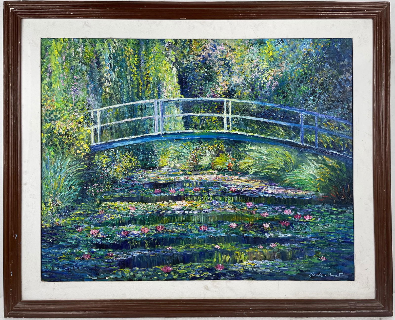 Claude Monet French (Oil on canvas painting) Style of (1 of 4)