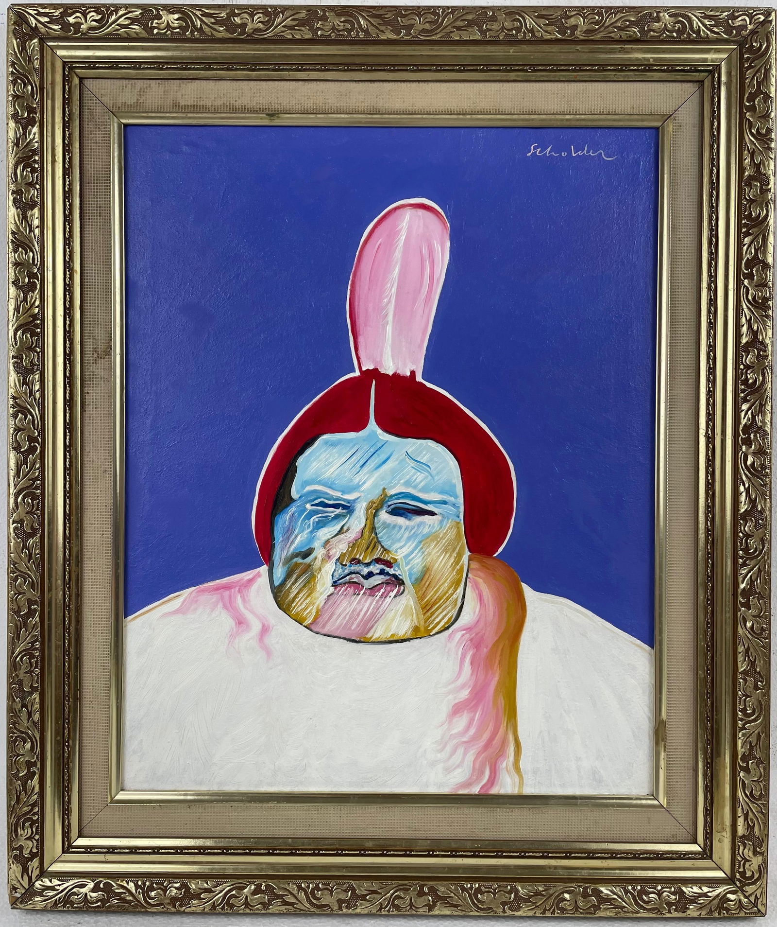 Fritz Scholder (Oil on canvas painting) Style of (1 of 4)