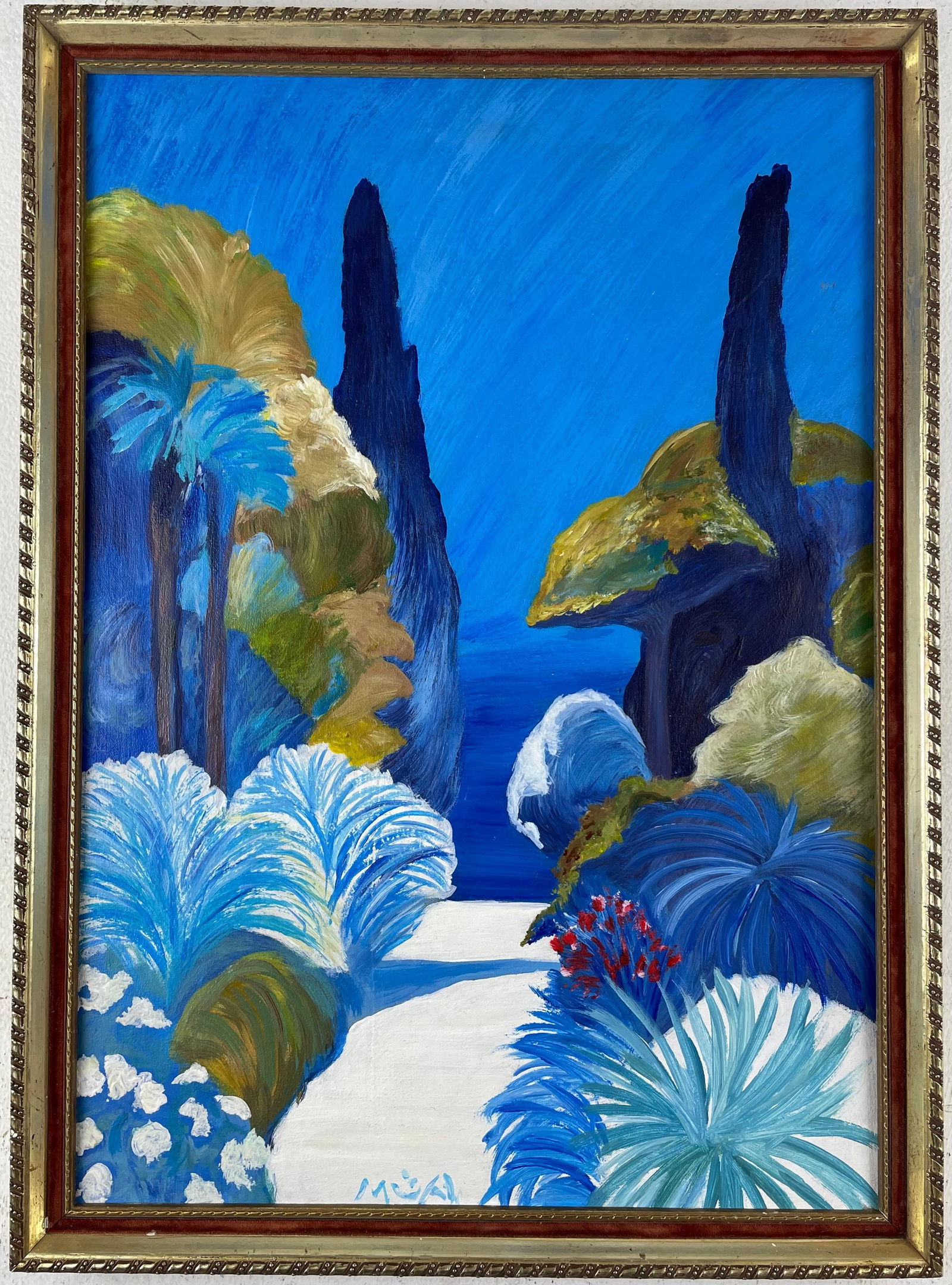 Roger Muhl (Oil on canvas painting) Style of (1 of 4)