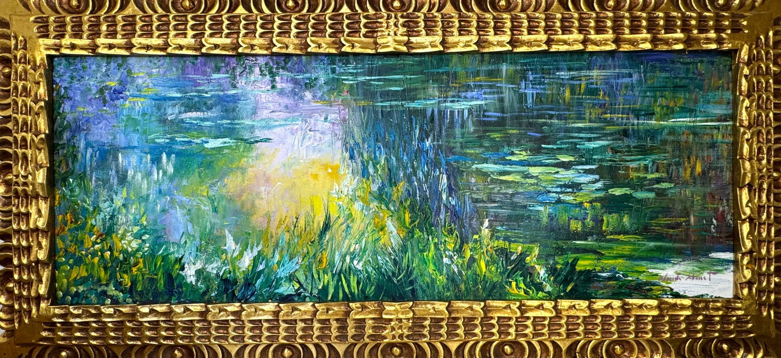 Claude Monet French (Oil on canvas painting) Style of (1 of 4)