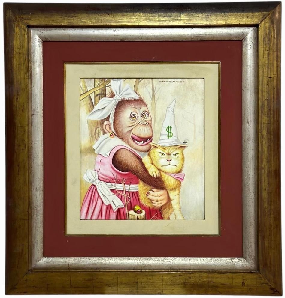 D. Wilson (Oil on canvas painting) Style of (1 of 4)