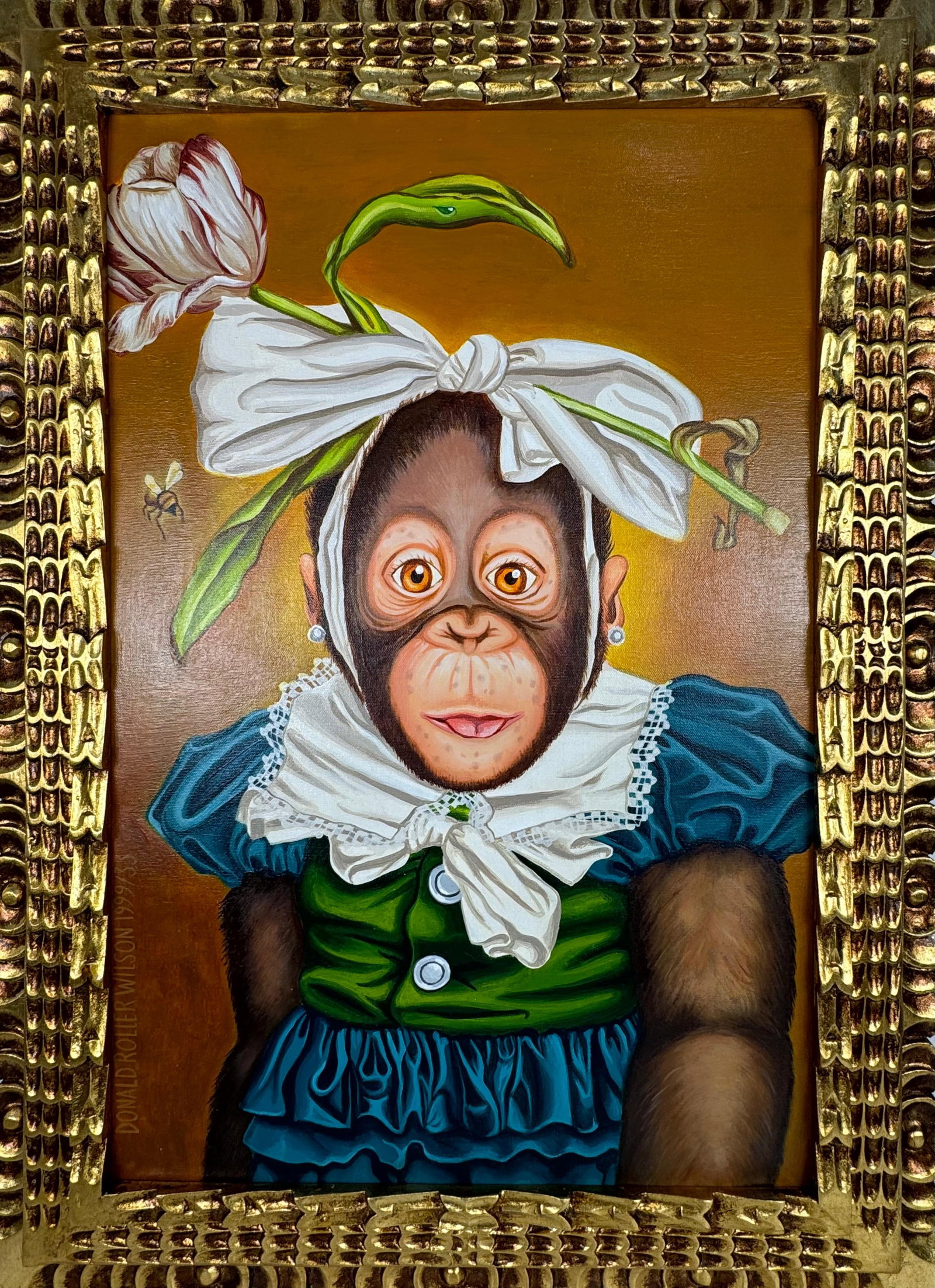 D. Wilson (Acrylic on canvas painting) Style of (1 of 3)