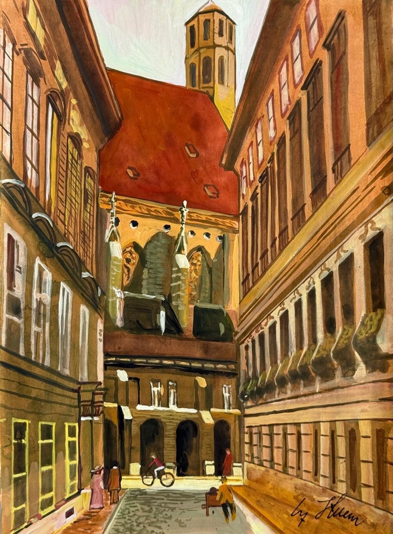 Adolf Hitler (Drawing on Paper Painting) Style of (1 of 4)