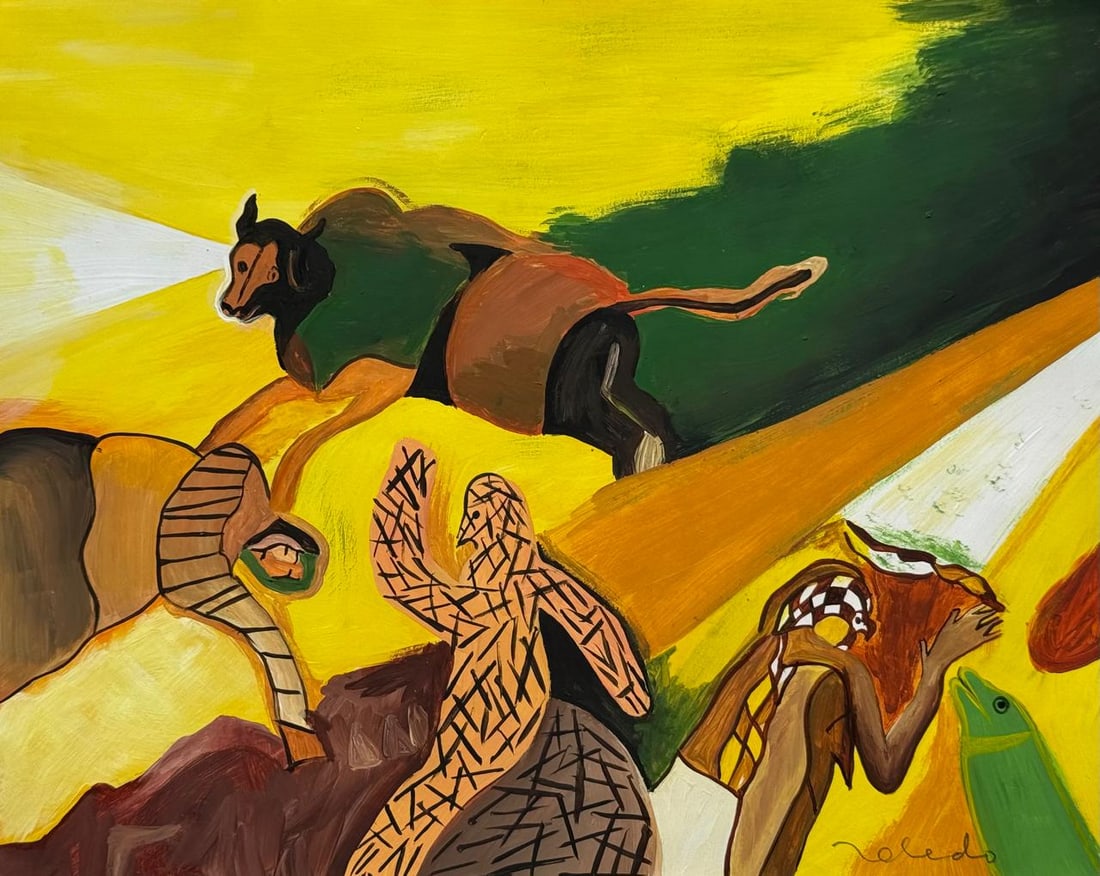 Francisco Toledo (Drawing on Paper Painting) Style of (1 of 4)