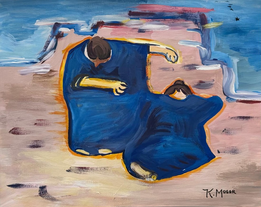 Koloman Moser (Drawing on Paper Painting) Style of: Drawing on paper 8½ x 10½ inches, rendered in the style of Koloman Moser (30 Mar 1868 - 18 Oct 1918) was an Austrian artist who exerted considerable influence on twentieth-century graphi