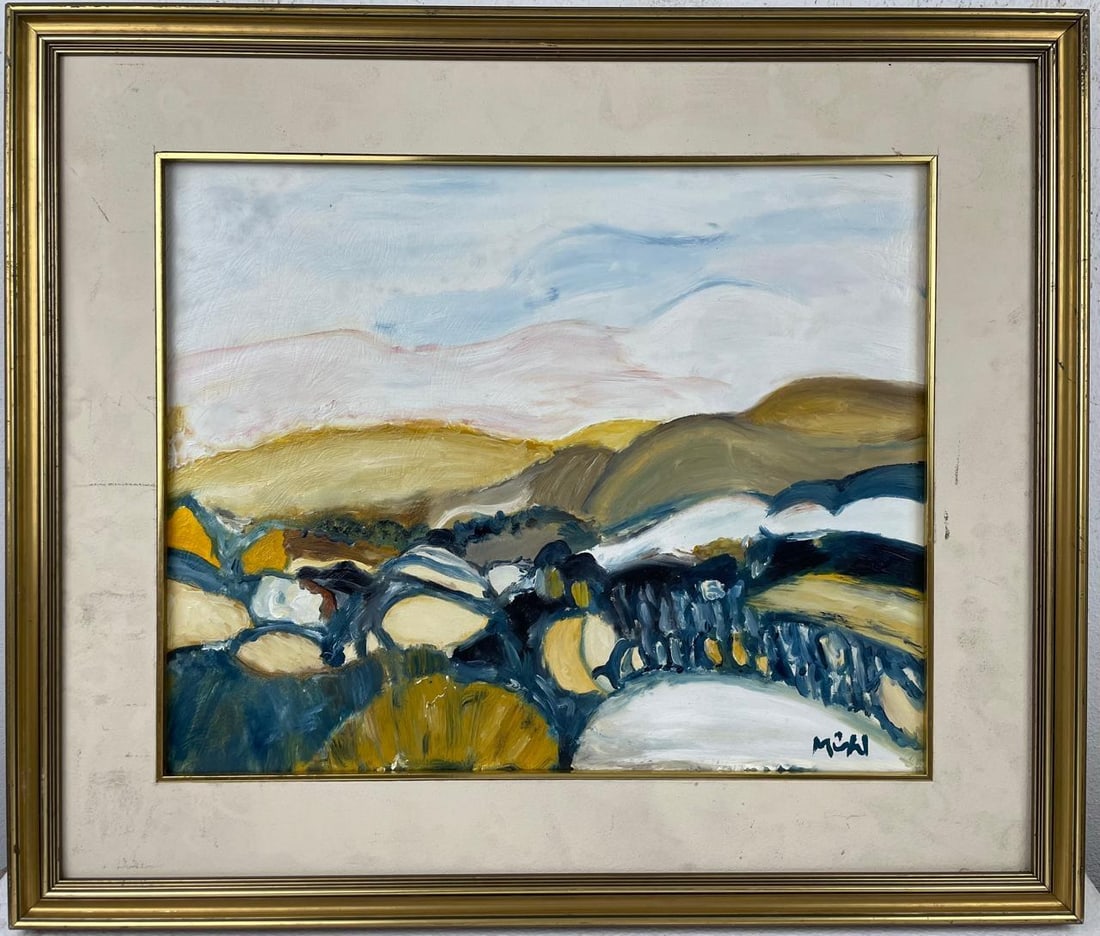 Roger Muhl (Oil on canvas painting) Style of (1 of 4)