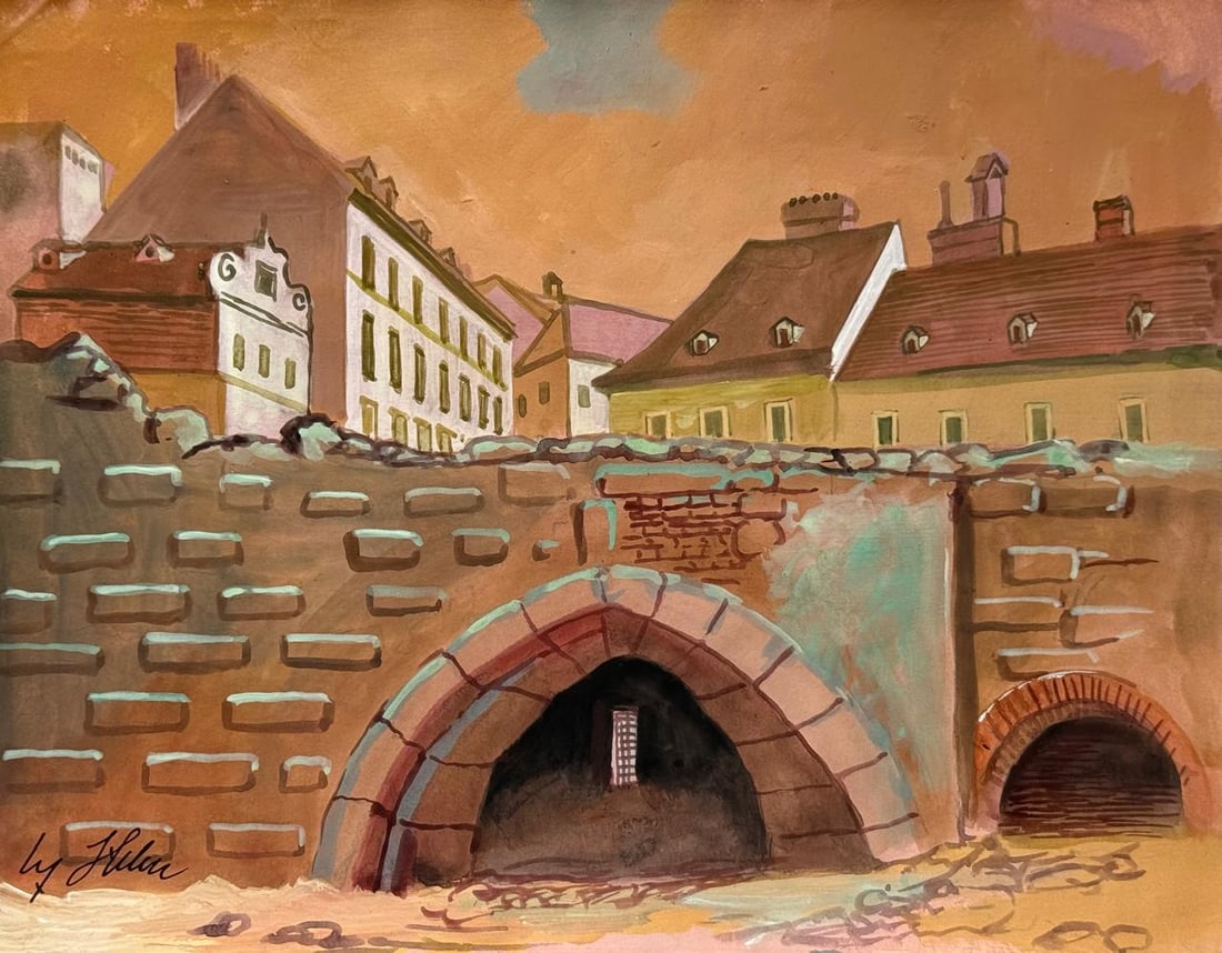 Adolf Hitler (Drawing on Paper Painting) Style of (1 of 4)