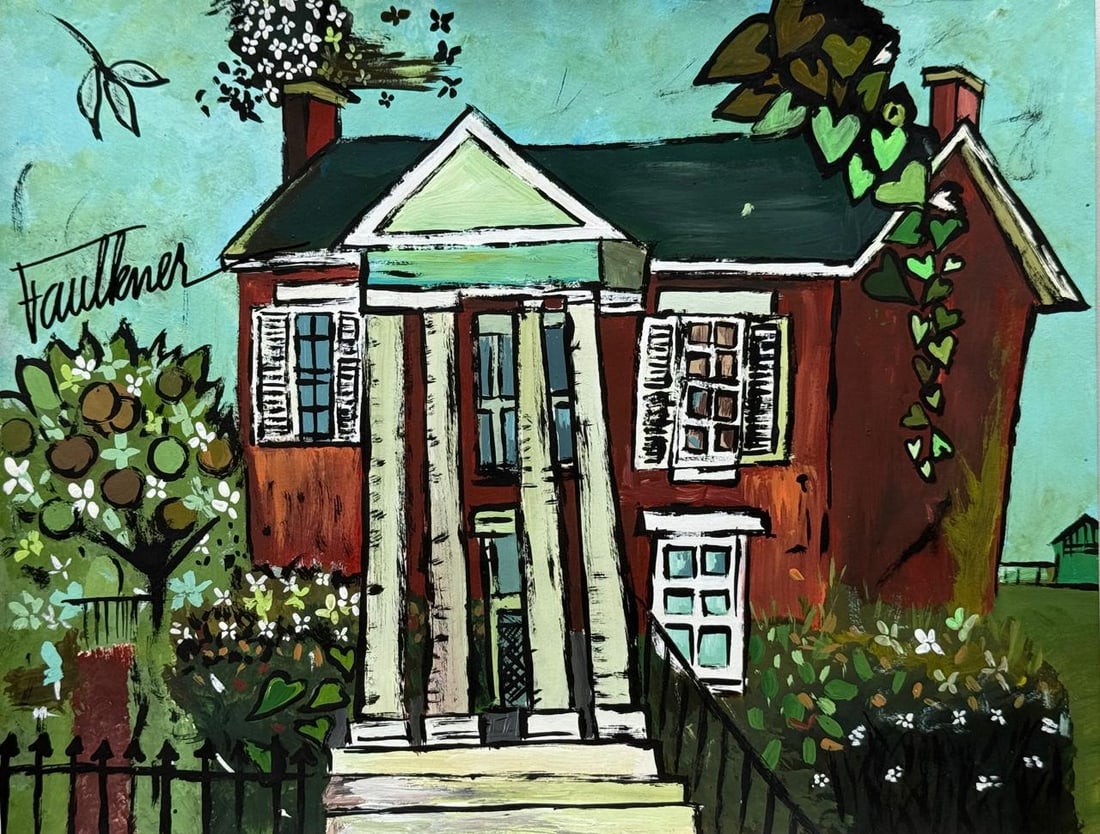 Henry Faulkner (Drawing on Paper Painting) Style of (1 of 4)
