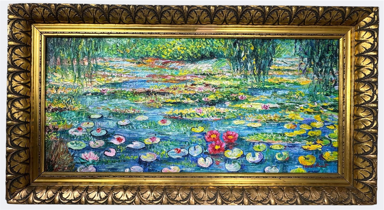 Claude Monet French (Oil on canvas painting) Style of (1 of 5)