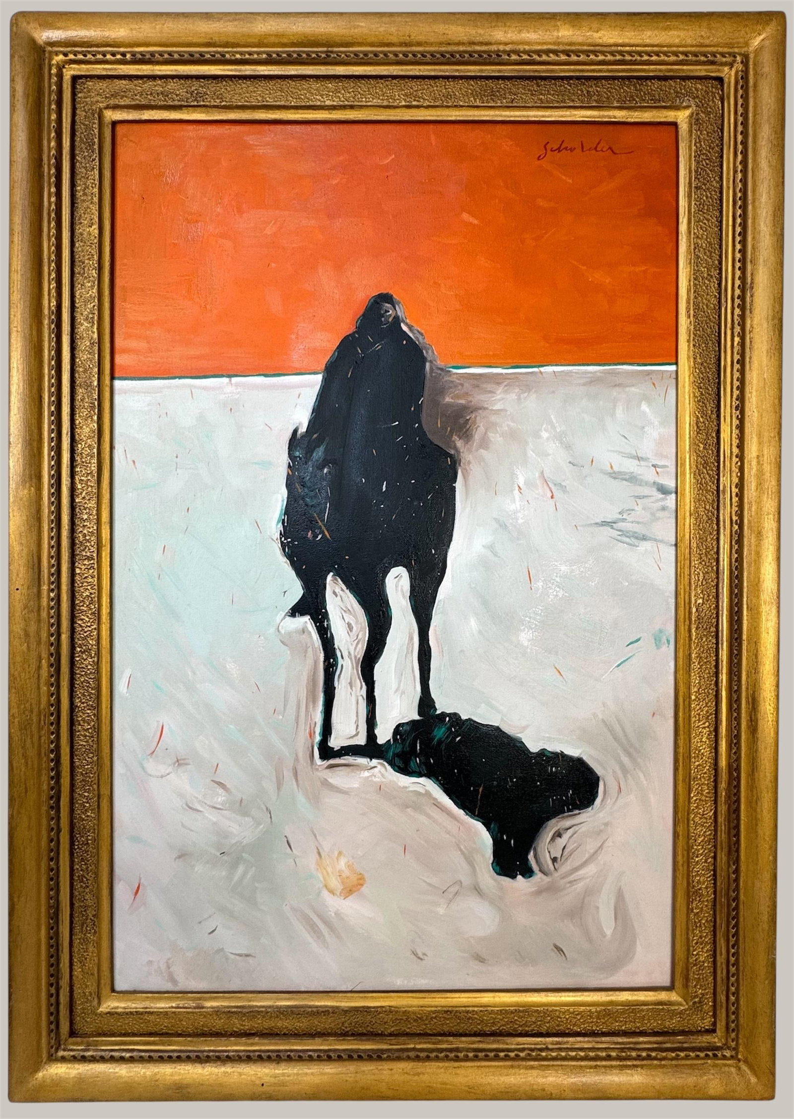 Fritz Scholder (Oil on canvas painting) Style of (1 of 4)