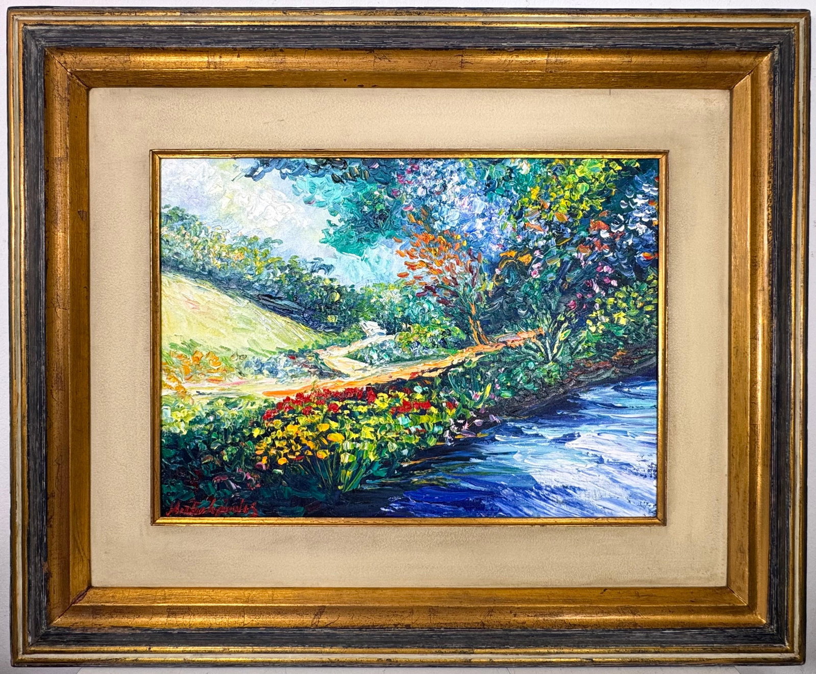 James Michalopoulos (Oil on canvas painting) Style of (1 of 5)
