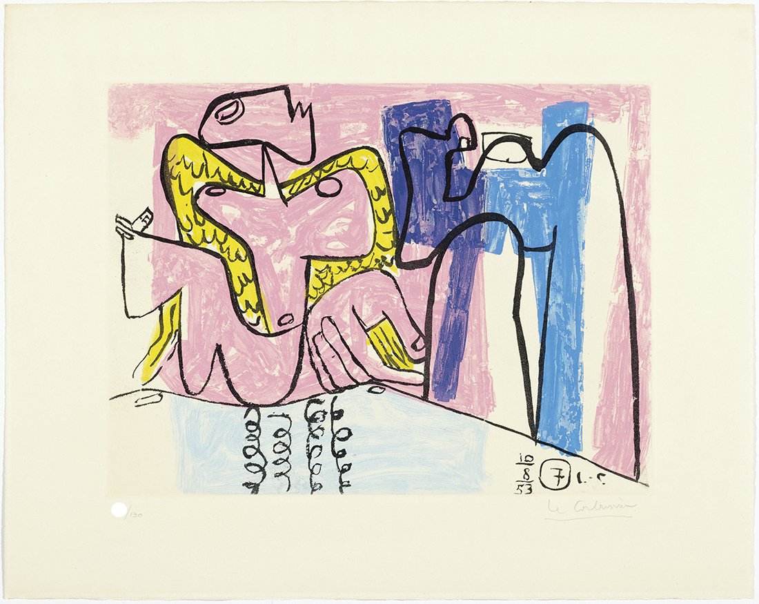 LE CORBUSIER - "UNITE" - Signed etching (1 of 4)