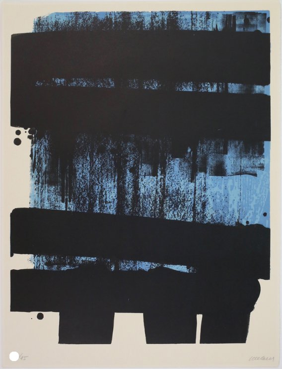 PIERRE SOULAGES - "LITHOGRAPHIE No. 36" - Signed lithograph (1 of 4)