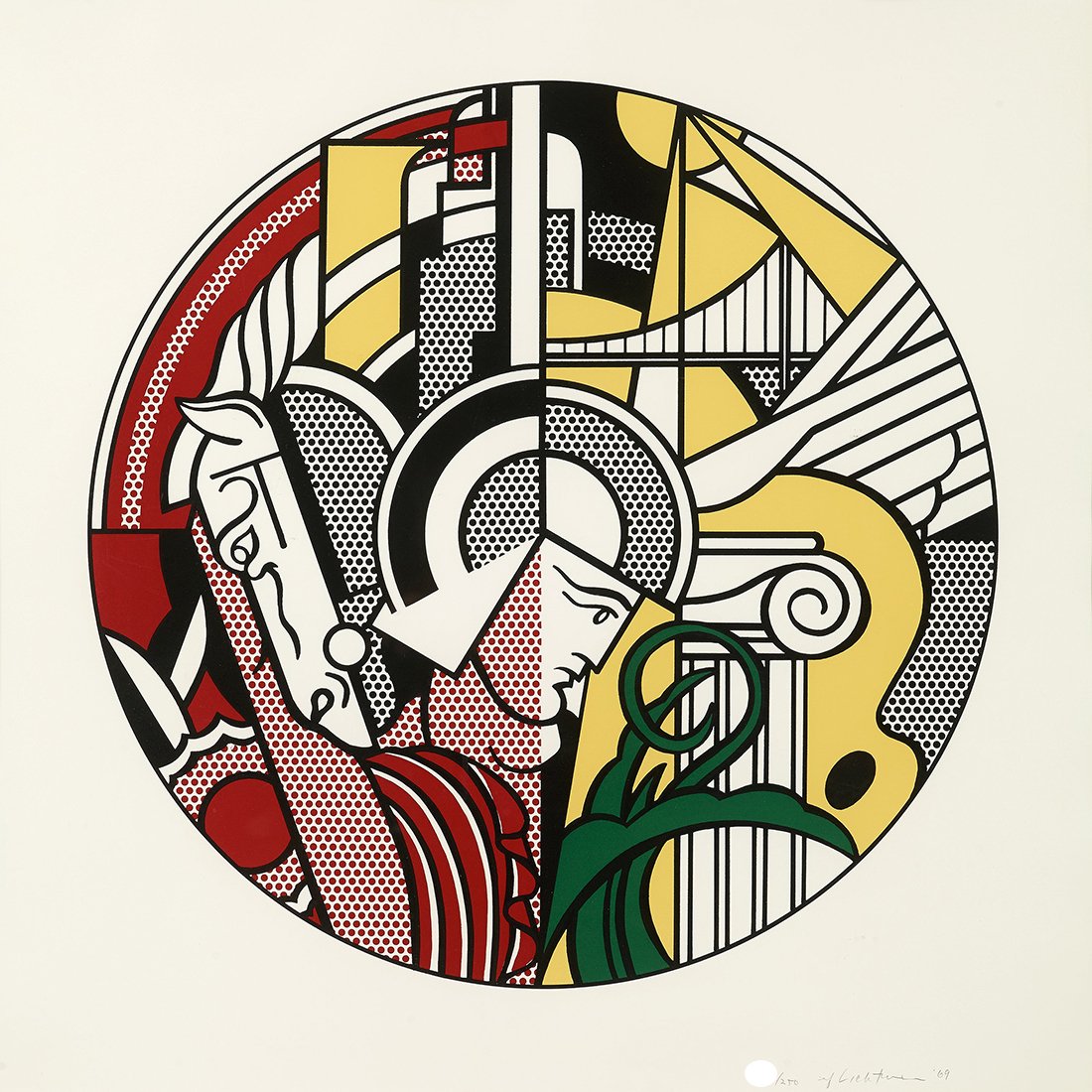 ROY LICHTENSTEIN - "THE SOLOMON R. GUGGENHEIM MUSEUM POSTER" - Signed silkscreen (1 of 3)